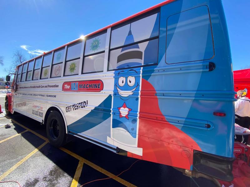 Delaware has rolled out its Vax Machine, with stops expected throughout the state over the upcoming weeks. STATE OF DELAWARE PHOTO